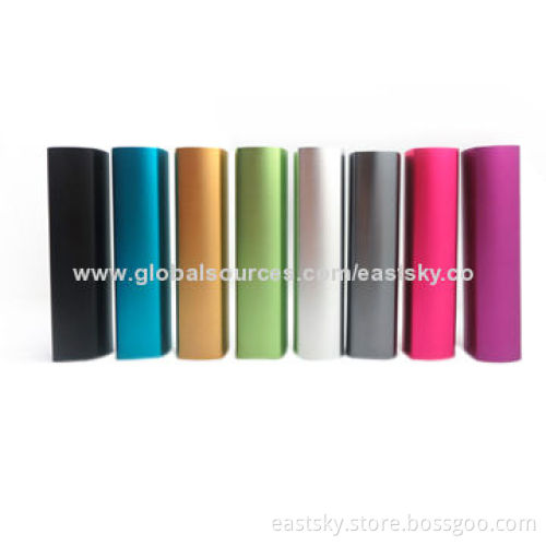 2000mAh aluminum charger, portable and fashionable designNew